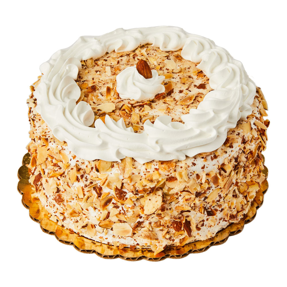 Moist Vanilla Almond Cake with Creamy Vanilla Buttercream | Recipe | Almond  cake recipe, Almond cakes, Bakery style cake