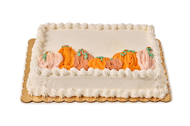Autumn Pumpkins Cake - Full Sheet