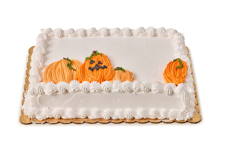 Jack-O-Lantern Cake - Full Sheet