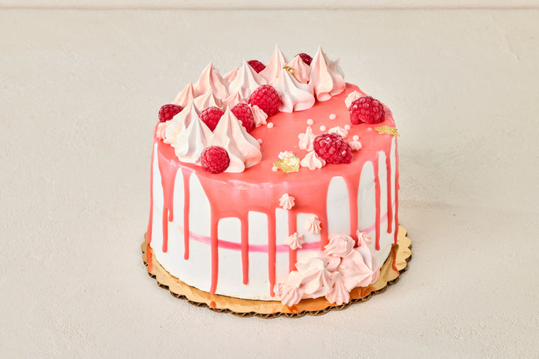 White Chocolate Raspberry Mousse Cake