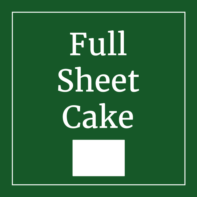 Full Sheet Cake (16"x24")