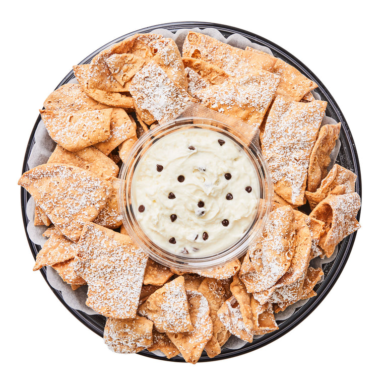 Cannoli Chips and Dip Tray