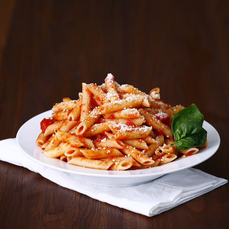 Penne Pasta with Tomato-Basil Sauce